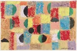 Sans titre by Oscar Gauthier, 1948, Gouache sur papier froissé, sold Dec 2022