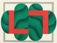 Forêt by Kumi Sugai, 1971, Lithographie en couleurs sur papier, sold Dec 2022