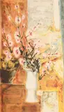 Bouquet de fleurs de cerisiers by Le Pho, Lithographie sur papier numérotée, sold Oct 2022
