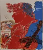 Chemins d'Arménie by Alekos Fassianos, Lithographie signée, sold Jun 2026