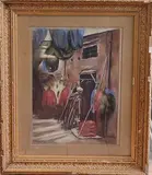 Le teinturier by Catherine Dammeron, Pastel signé en bas à gauche, sold Jun 2026