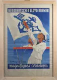 NORDDEUTSCHER LLOYD, BREMEN, participé à nos magnifiques croisières) by Ottomar Carl Joseph Anton, Affiche lithographique, sold May 2026