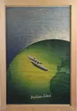“ITALIA LINE” by Renato Cenni, Affiche lithographique, sold May 2026