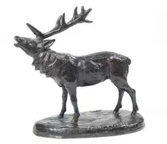 dit Paul Michel « le cerf by Christian Maas, Épreuve en bronze à patine noir, sold May 2026