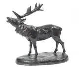 dit Paul Michel « le cerf by Christian Maas, Épreuve en bronze à patine noir, sold May 2026