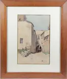 Antibes by Auguste-Ernest Sembach, Aquarelle, sold May 2026