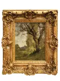 Sous bois by Paul Désiré Trouillebert, Toile, sold Oct 2022