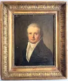 Portrait d'homme en buste by Henri Nicolas van Gorp, Toile et châssis d'origine Hauteur :, sold Jul 2024