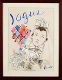 Projet de couverture pour Vogue by Christian Bérard, Aquarelle, encre et gouache sur papier, sold Jun 2024