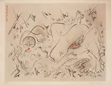 Scène érotique by André Masson, Lithographie, sold Jun 2024