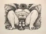 Scène érotique by André Masson, Lithographie, sold Jun 2024