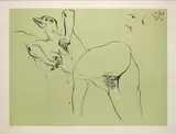 Femme oiseau by André Masson, Lithographie, sold Jun 2024