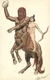 Epoxy by Paul Cuvelier, Encre de Chine et aquarelle sur papier pour cette étude de personnage, sold Jun 2026