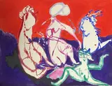 Le discours érotique » by Jean Pons, 1968, Gouache sur papier signée et datée au dos, sold Apr 2019