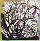 Sans titre, circa1945 – 1950 by Jean Pons, Gouache sur papier monogrammée en bas à droite, sold Apr 2019