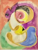 Sans titre by Jean Pons, Aquarelle sur papier monogrammée en bas à droite, sold Apr 2019