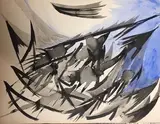Sans titre by Jean Pons, 1966, Gouache sur papier signée et datée au dos, sold Apr 2019