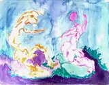 Sans titre by Jean Pons, 1967, Gouache sur papier signée et datée, sold Apr 2019