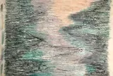 Reflets bleu pastel et vert », circa 1960 by Jean Pons, Pastel sur papier transparent monogrammé en bas à droite, sold Apr 2019