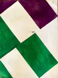 Composition géométrique by Jean Pons, Gouache sur papier signée en bas à droite, sold Apr 2019