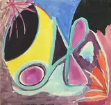 Les pourparlers sont engagés by Jean Pons, Gouache sur papier monogrammée en bas à droite, sold Apr 2019