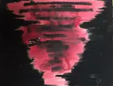 Reflets rouges » by Jean Pons, 1961, Gouache sur papier signée et datée au dos, sold Apr 2019
