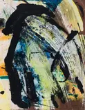 Sans titre by Marcelle Ferron, oil on paper, sold Nov 2025