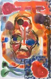 Untitled by Harold Klunder, 2002, watercolour on paper, sold Nov 2025