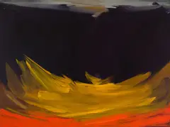 The Winds by Rita Letendre, 1987, oil on canvas, sold Nov 2025