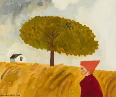 Autumn by Maxwell Bennett Bates, 1975, oil on canvas, sold Nov 2025
