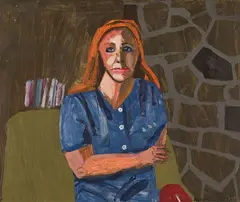 Portrait by Maxwell Bennett Bates, 1971, oil on board, sold Nov 2025