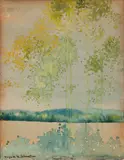 Untitled by Frank Hans Johnston, watercolour on paper board, sold Nov 2025