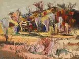 Automne by Henri Leopold Masson, oil on canvas, sold Nov 2025