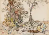 Little Stream, Ottawa by Frederick Varley, 1940, watercolour on paper, sold Nov 2025