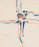 One in Every Crowd by Alex Janvier, 1964, gouache on paper, sold Nov 2025