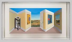 Impossible by Patrick Hughes, colour lithograph with hand colouring, sold Oct 2025