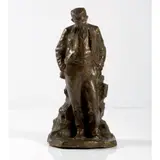 Sculpture by Vladimir Osipovic Perelman, Bronze à patine brune, sold Dec 2016