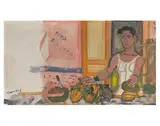 Le Primeur by Yannis Tsarouchis, 1947-50, Huile sur toile, sold Nov 2016