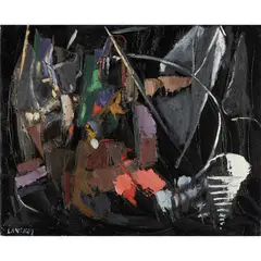 Le Deuil d'une souris by André Lanskoy, 1959, Huile sur toile, sold Nov 2016