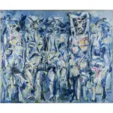 Les femmes de l'Arc by Louis Cane, 1983, Huile sur toile, sold Nov 2016