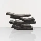 5 profilés horizontaux by Etienne Viard, 2009, Acier à patine noire, sold Nov 2016