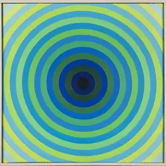 Dilatations: A by Martha Boto, 1973, Huile sur toile, sold Nov 2016