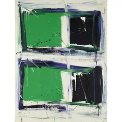 Monaco by David Budd, 1961, Huile sur toile, sold Nov 2016