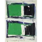 Monaco by David Budd, 1961, Huile sur toile, sold Nov 2016