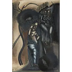 Elégie by Suzanne Roger, Huile sur toile, sold Nov 2016