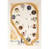 Time and space - 1973 by Salvador Dalí, Lithographie en couleurs, épreuve d'artiste, sold Nov 2016