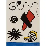 Bord de mer - circa 1970 by Alexander Calder, Lithographie en couleurs, épreuve HC signée, sold Nov 2016