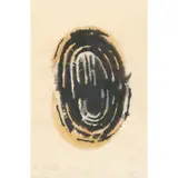 Labyrinthe - 1969 by Raoul Ubac, Gouache sur papier, sold Nov 2016