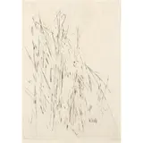 Les roseaux - 1961 by Maria Helena Vieira da Silva, Gravure au burin, épreuve d'artiste signée sur japon (seulement 5 épreuves sur ce papier), sold Nov 2016