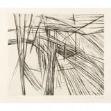 pour Bibliographie des oeuvres de René Char ... by Maria Helena Vieira da Silva, Gravure au burin signée et numérotée 31/35 - 25,3 × 33 cm, sold Nov 2016